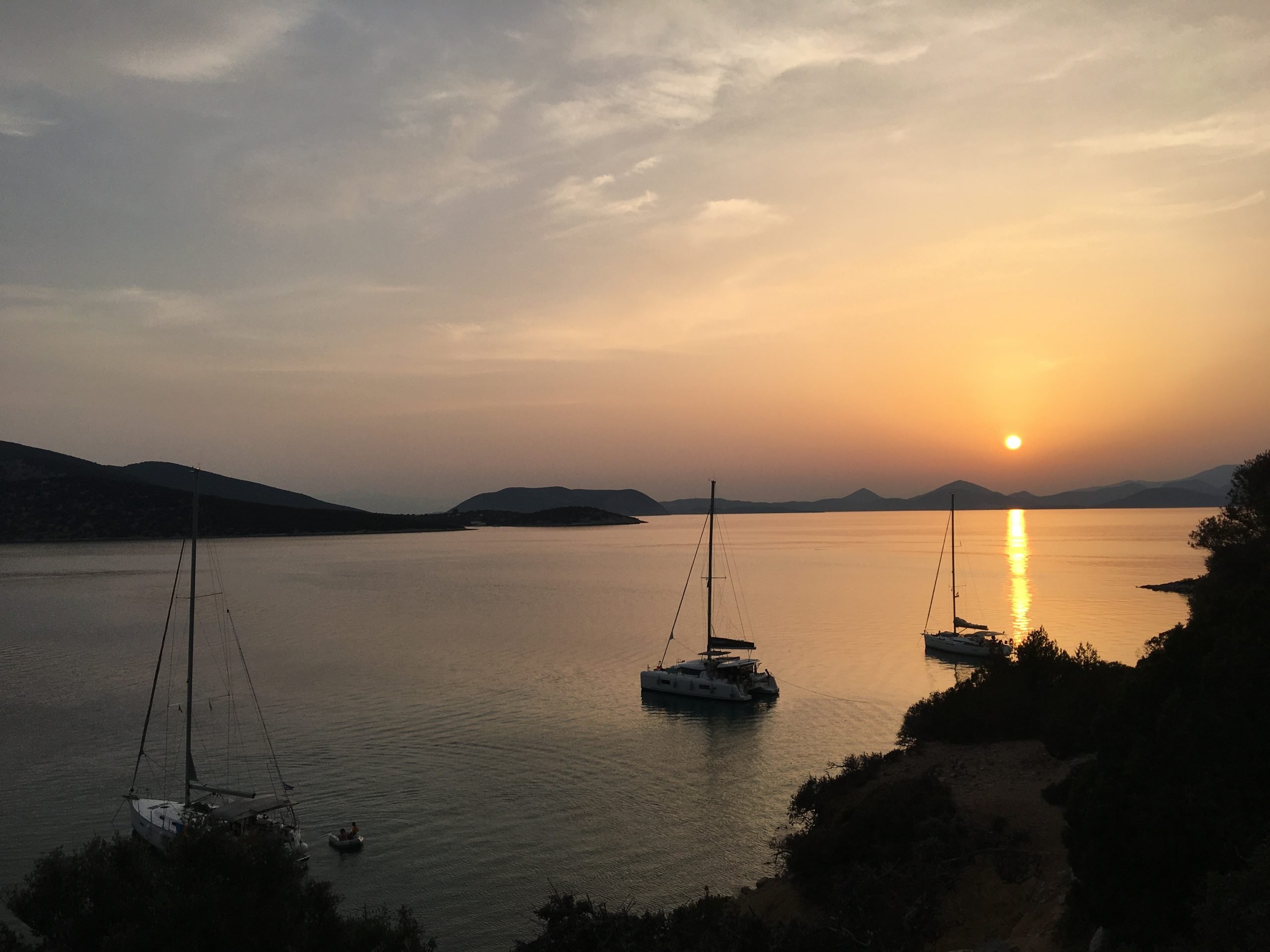 Sunset at Dakos Island