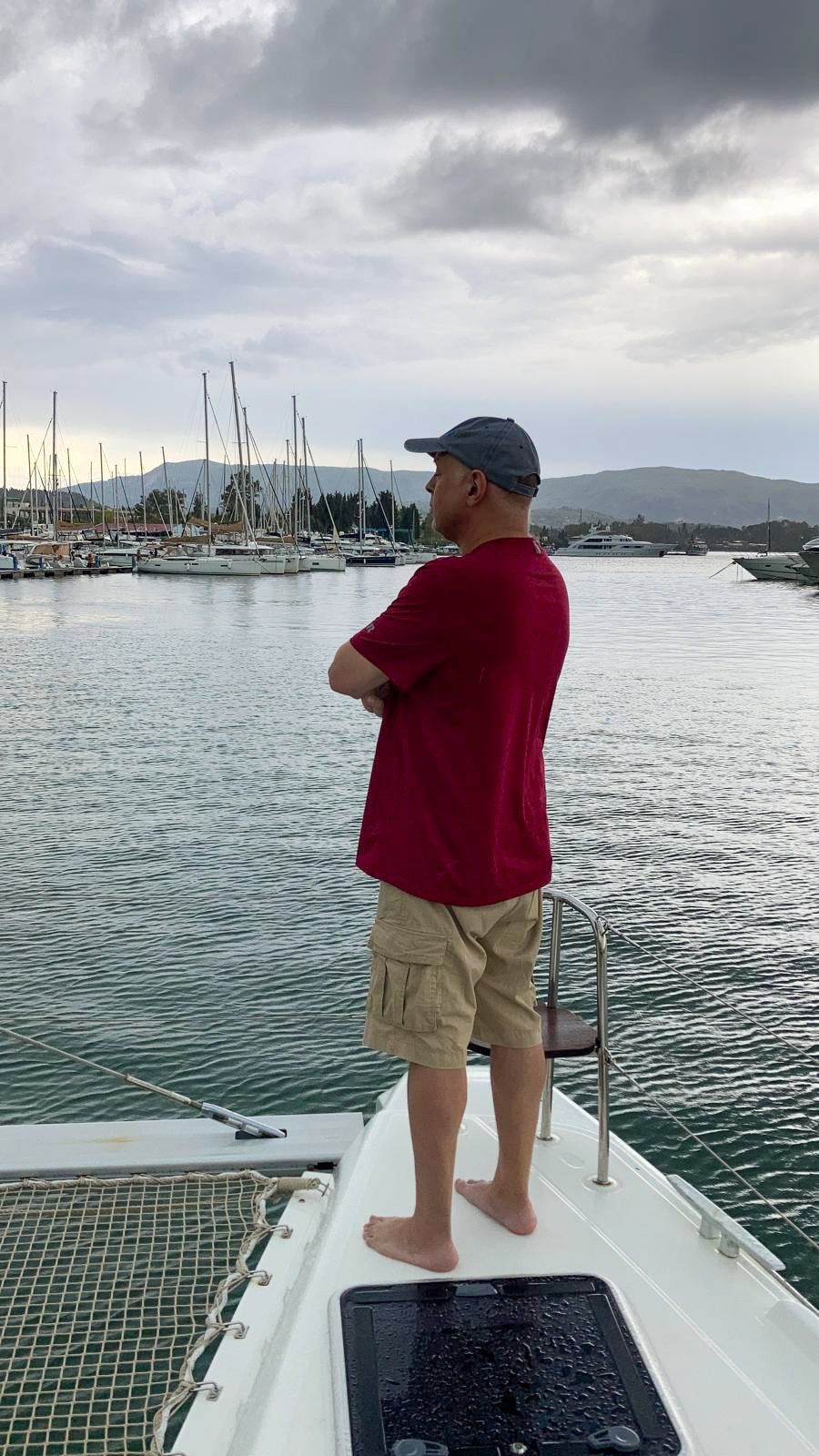 Waiting for the storm to pass, Gouvia, Corfu