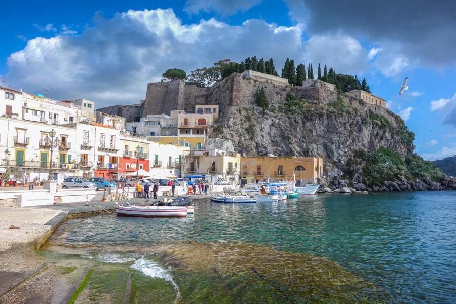 Marina,In,Lipari,Island,,Sicily,,Italy