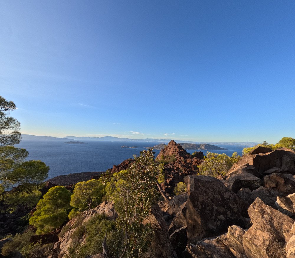 On top of the Methana Volcano
