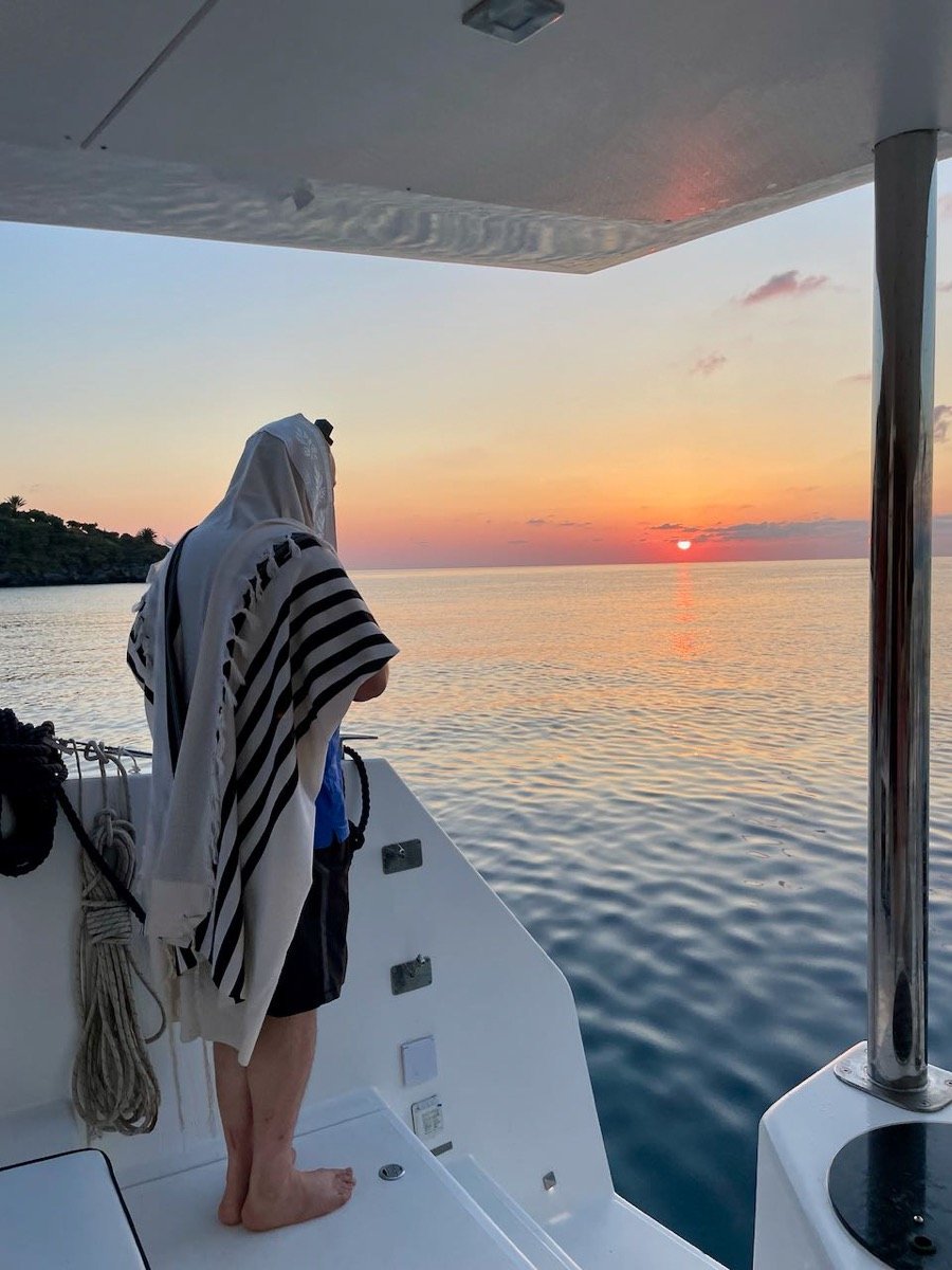 Davening at dawn